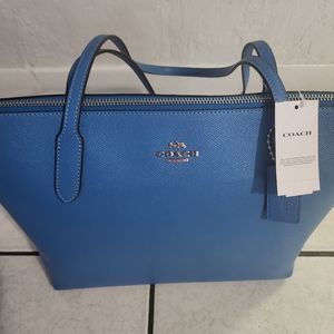 New Blue Coach Purse